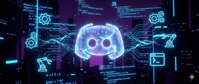 Illustration of a Discord bot