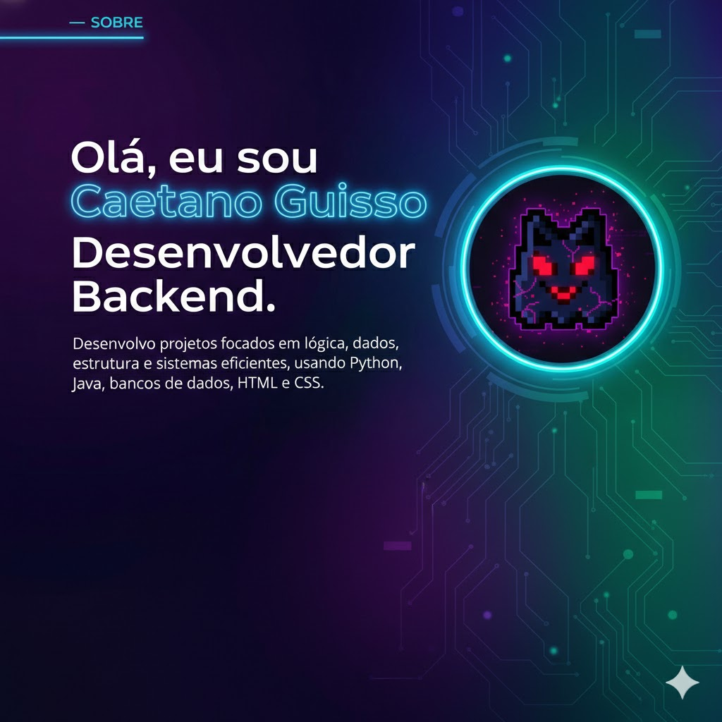 Portfólio Caetano Guisso